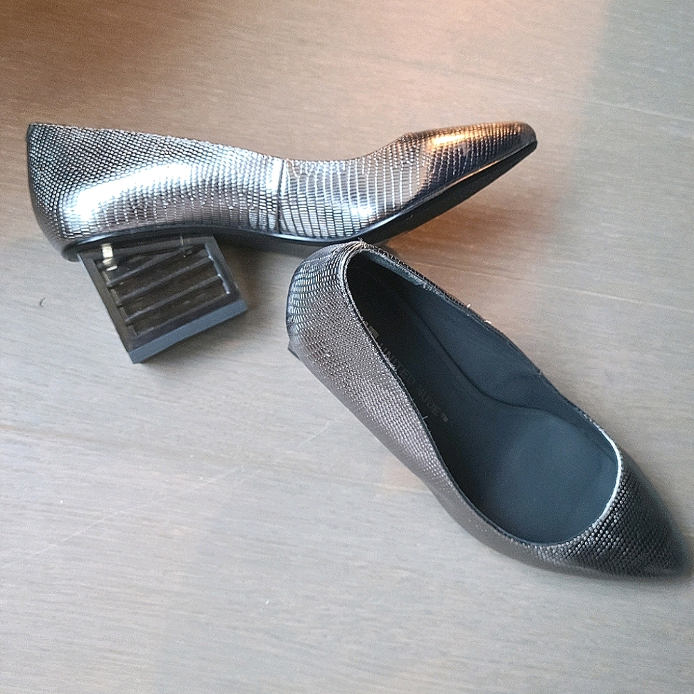 United Nude Silver Pumps